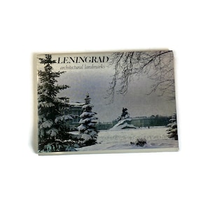 vintage 1984 Leningrad carte postale | URSS Saint-Pétersbourg Architecture | Souvenir touristique soviétique | Cartes complètes inutilisées avec enveloppe
