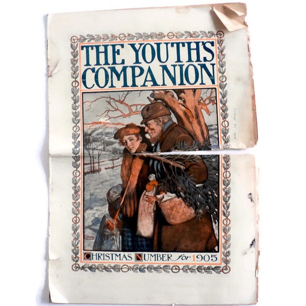 RARE Antique 1905 The Youth's Companion Magazine