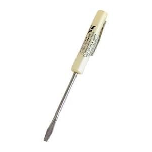 Vintage True Temp Advertising Screwdriver | South Dakota Hardware | Mobile Home & Stock Fountain Tool | Watertown SD Pocket Clip