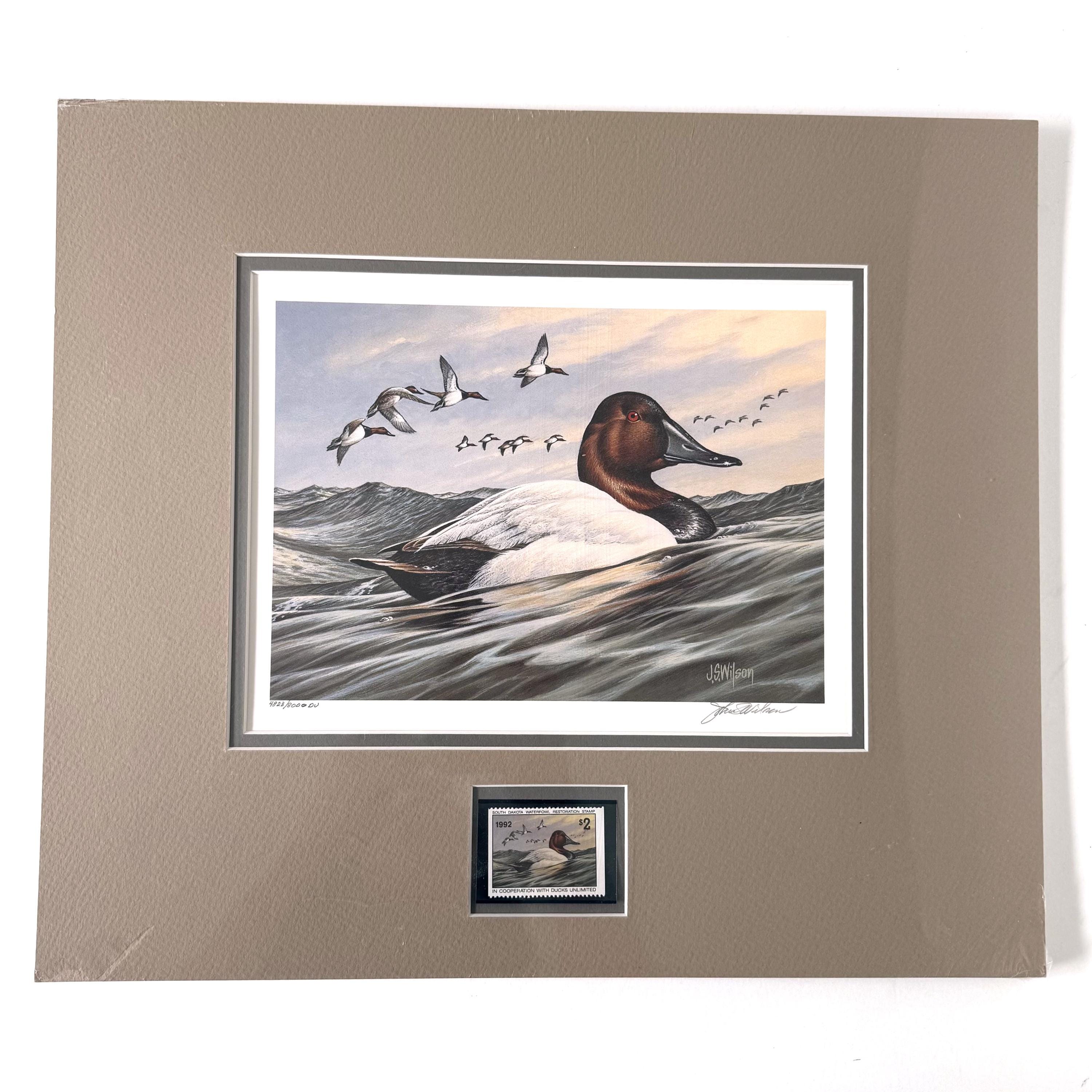 Ducks Unlimited South Dakota Waterfowl Restoration Stamp Prints