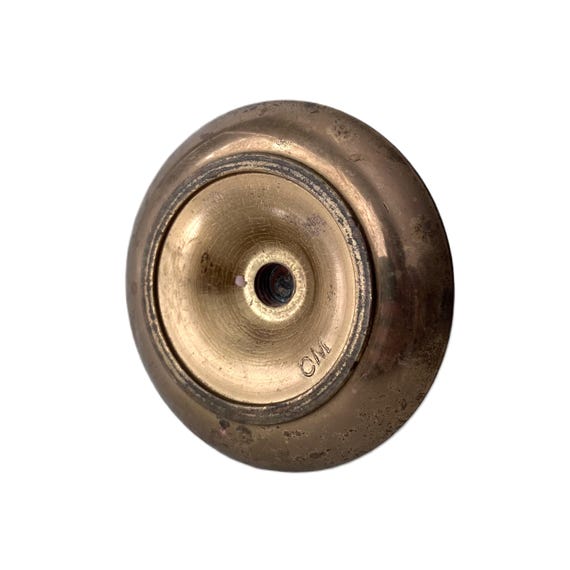 CG Hunter Set Di 3 Portacandele Conici In Ottone Anticato: Fatto A Mano In Ferro, Stile Ferro Battuto, Decorazione Per Camino, Sala Da Pranzo, Ingresso - 5