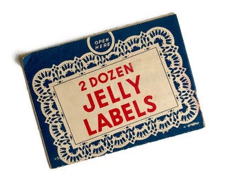 Vintage General Foods Jelly Labels