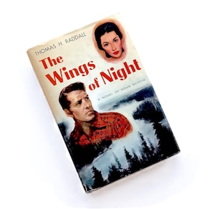 The Wings of Night | Thomas Raddall | Vintage 1950s Canadian Novel | Nova Scotia Book Club Edition | Maritime Fiction