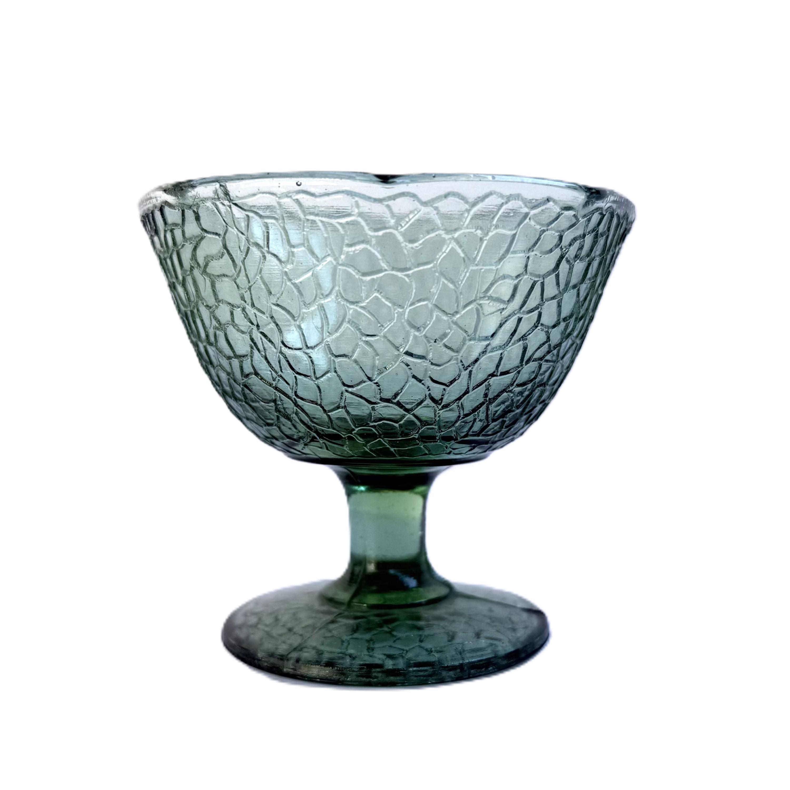 クリアランスDepression Glassディプレッションシャーベットグラス6