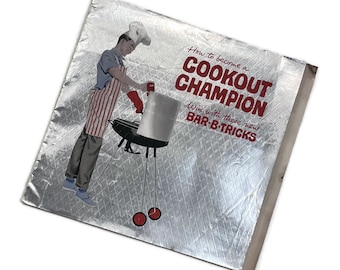 Vintage 1959 Kaiser Foil How To Become A Cookout Champion Cookbook
