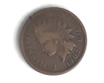 Antique Indian Head Cent Collection | 1900-1907 Mixed Lot, Circulated Copper Coins