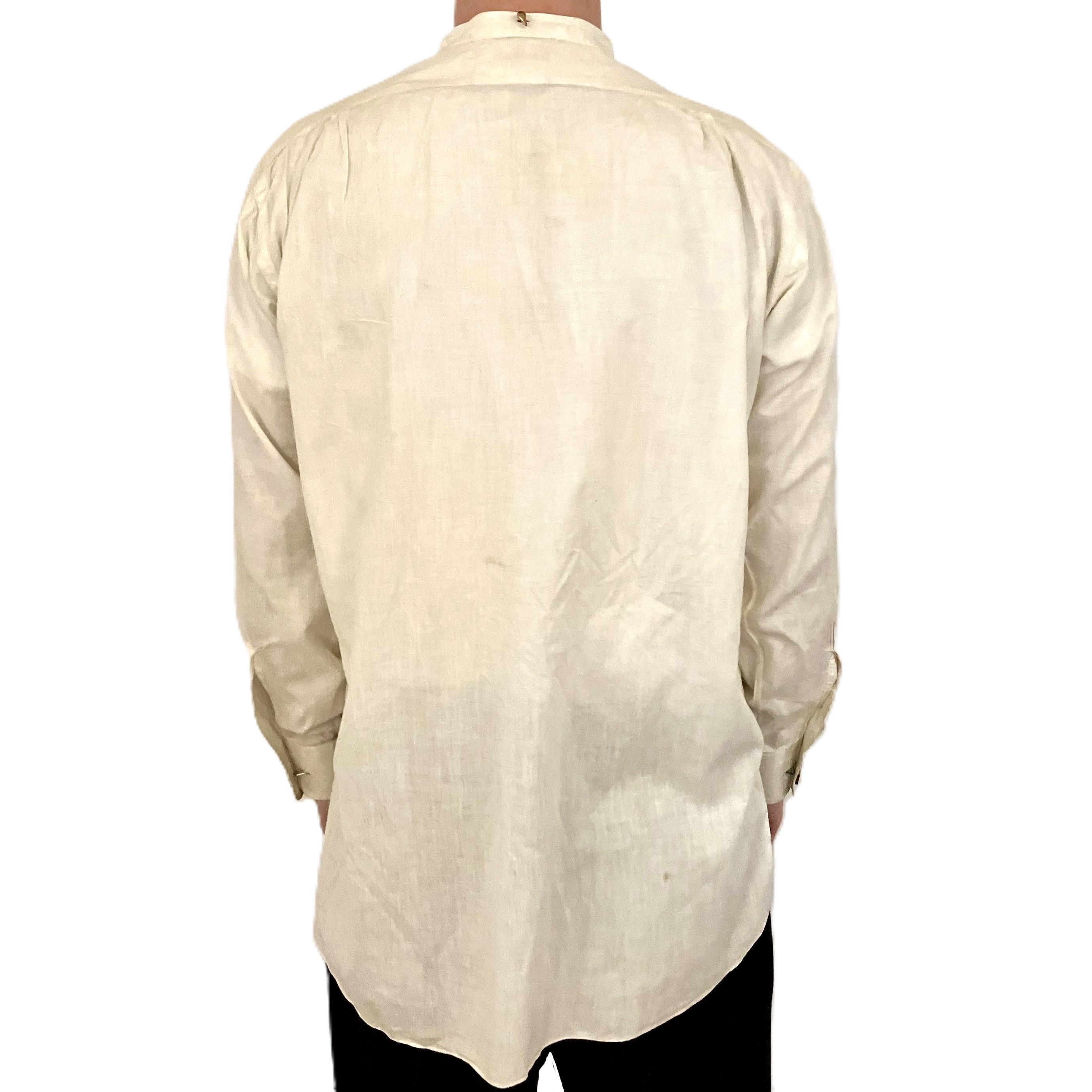 collarless dress shirt men's wearhouse Collarless Dress Shirt Black