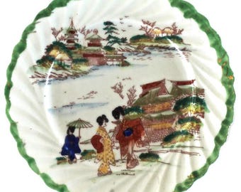 Vintage Lesley Roy Reverse Glass Art Hand Painted Lepidoptera