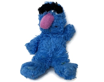 Vintage 1970s Herry Monster Plush: Knickerbocker Sesame Street Muppet Toy