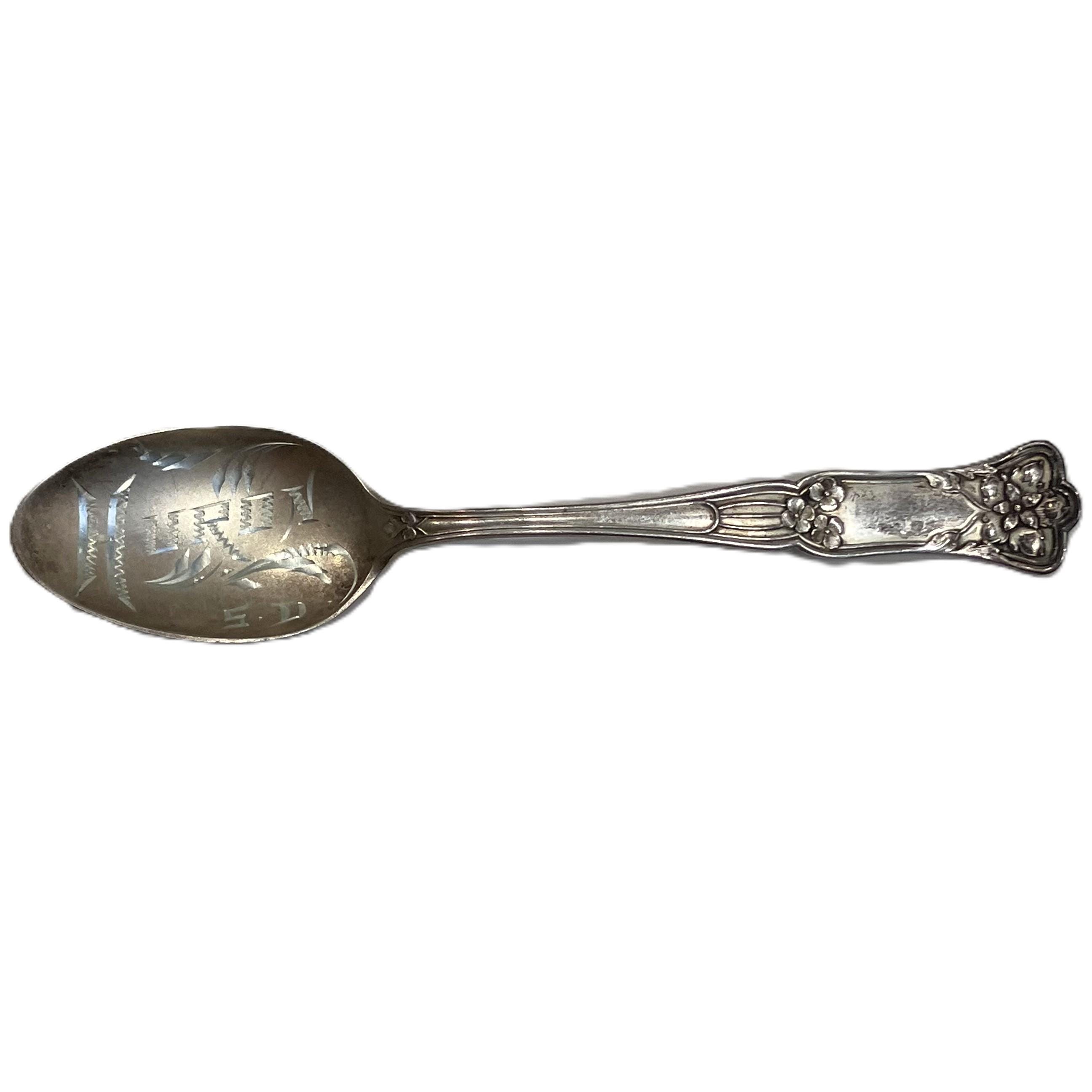 Antique Gorham Sterling Silver Souvenir Spoon: Huron, South Dakota