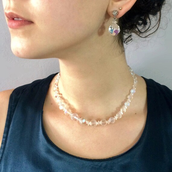 Laguna Stone Earring-Clear Crystal-OS