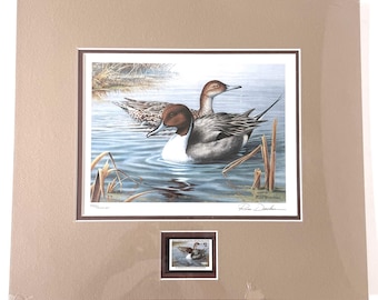 Ducks Unlimited South Dakota Waterfowl Restoration Stamp Prints | Signed Limited Edition Matted Lithographs
