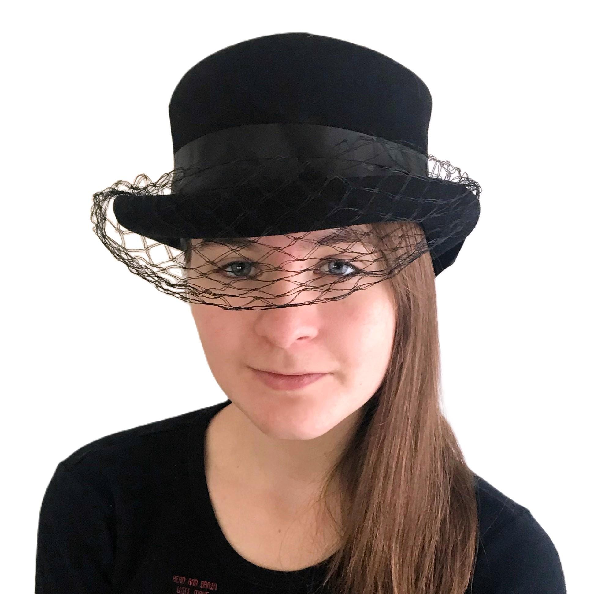 1940s Austelle Suitor Hat Henry Pollack Glenover Victorian Top