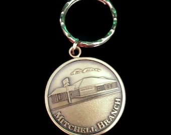 Vintage Fulton State Bank Key Tag | Mitchell SD 1924-1984 | Bronze Collector's Memorabilia | Registered Number