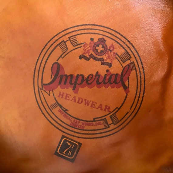 Vintage WWII U.S. Military Olive Drab Wool Service Ca… Gem