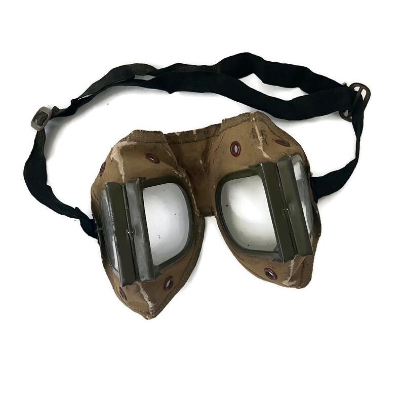 Authentic WWII Japanese Military Goggles | 1930s-40s Desert