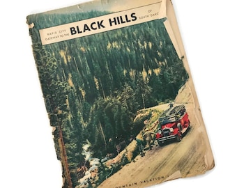 Vintage 1932 Black Hills Travel Magazine