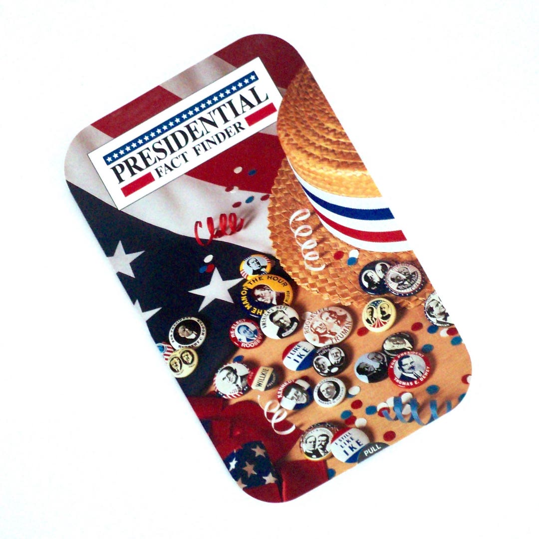 Vintage 1989 Presidential Fact Finder | U.S. Presidents & Vice ...