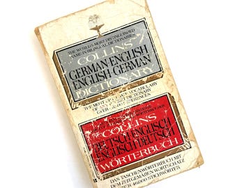 Vintage Collins German-English English-German Dictionary | Berkley Books, 1982 | Pocket Reference