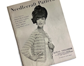 Vintage Needlecraft Patterns Catalogue with Patterns