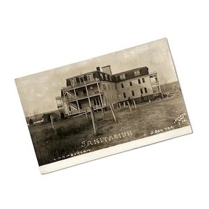 Antyczna pocztówka z sanatorium Chamberlain | 1907 South Dakota Medical Facility | Leeland Art Co | Nieużywany stan | Historyczne zdjęcie