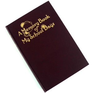 1920s School Days Memory Book: Antique Unused Scrapbook, Collectible