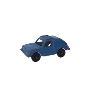 Vintage Tootsietoy Blue VW Rabbit | Die-Cast Volkswagen Model | Collectible Toy Car | Restoration Project