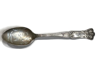 Antique Gorham Sterling Silver Huron South Dakota Souvenir Spoon