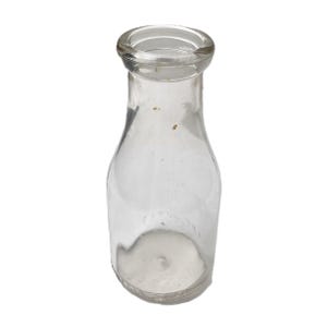 Vintage 1 Pint Glass Milk Bottle | MTC Registered Sealed II | Clear Embossed Collectible | Thatcher Glass | Farmhouse Decor