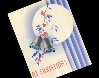 Vintage At Christmas Greeting Card