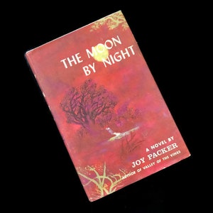 1957 The Moon By Night Joy Packer | African Safari Romance Novel | Vintage Lippincott Hardcover | Midcentury Book Club Edition