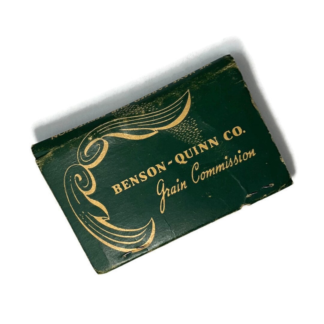 Vintage Bensonquinn Co. Grain Commission Advertising Etsy