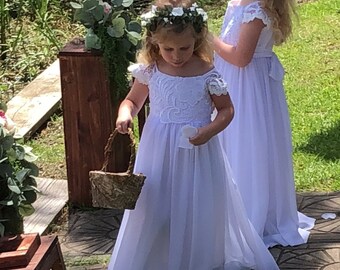 quartz flower girl dresses