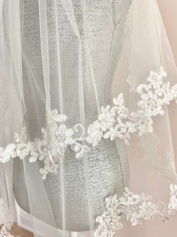 Point top mariage voile