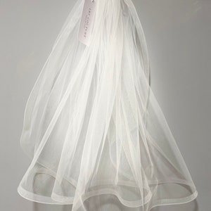 Short veils, Horsehair veil, off white veil, light ivory veils