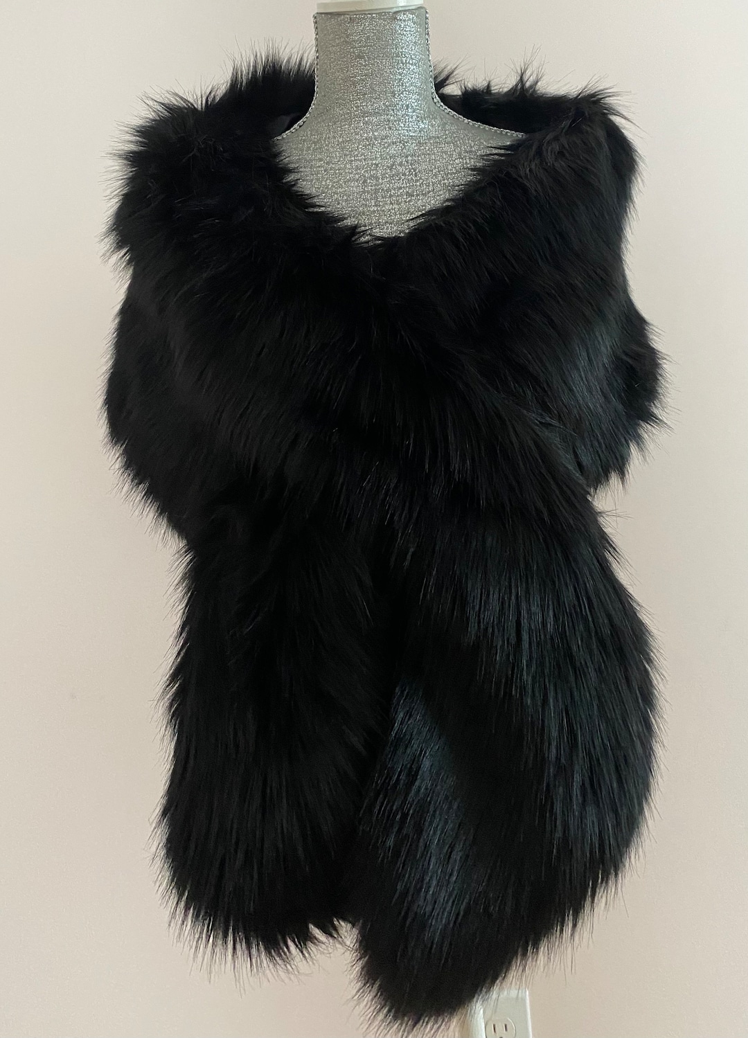 faux fur shawl macy's