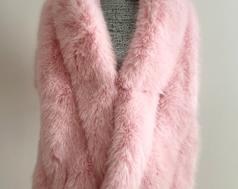 Châle Bébé Fille En Fausse Fourrure Luxueux - Écharpe Cape Courte Pour Mariage, Soirée Et Quotidien