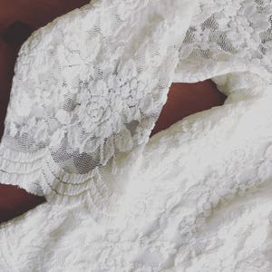 Top de boda personalizado / Top de boda corto / Top de novia de manga larga / Top de encaje de compromiso / Top de manga larga de novia / Top blanco / Top de encaje ajustado imagen 5