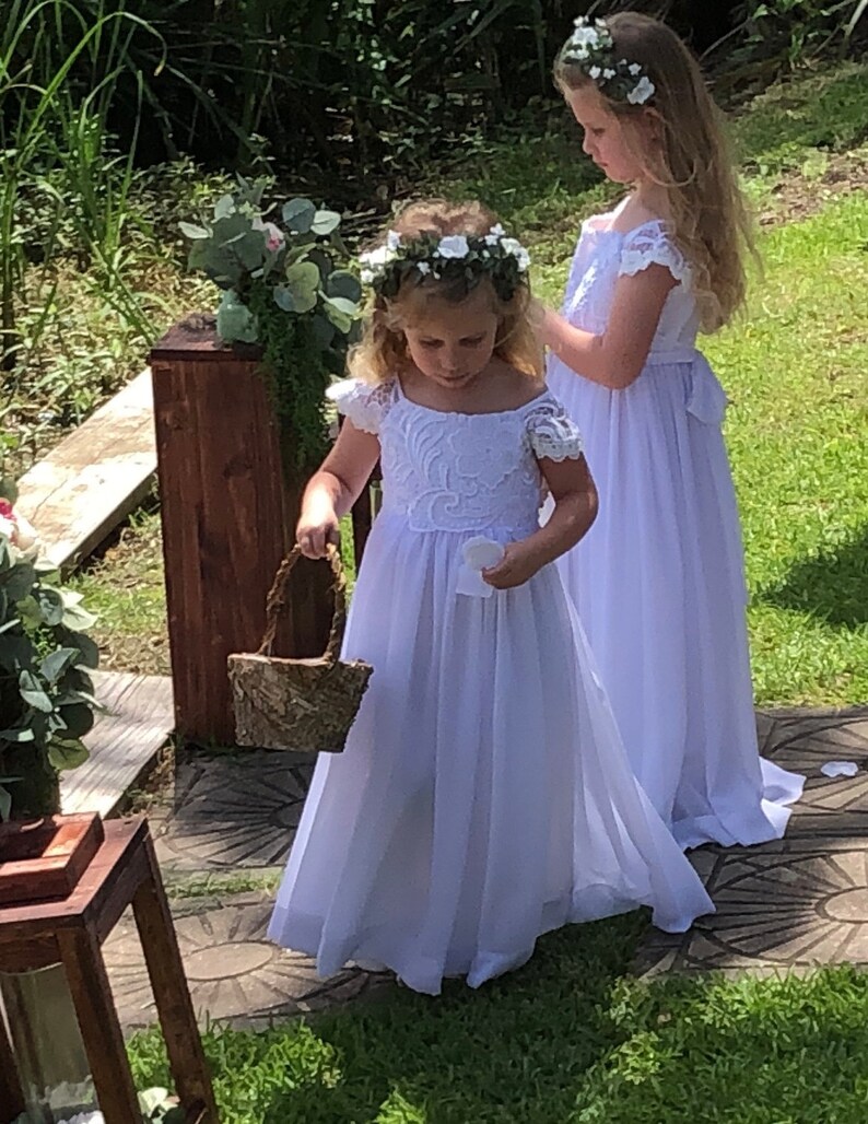 over the top flower girl dresses