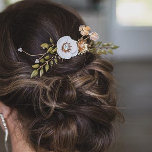 floral handmade comb bridal accessories