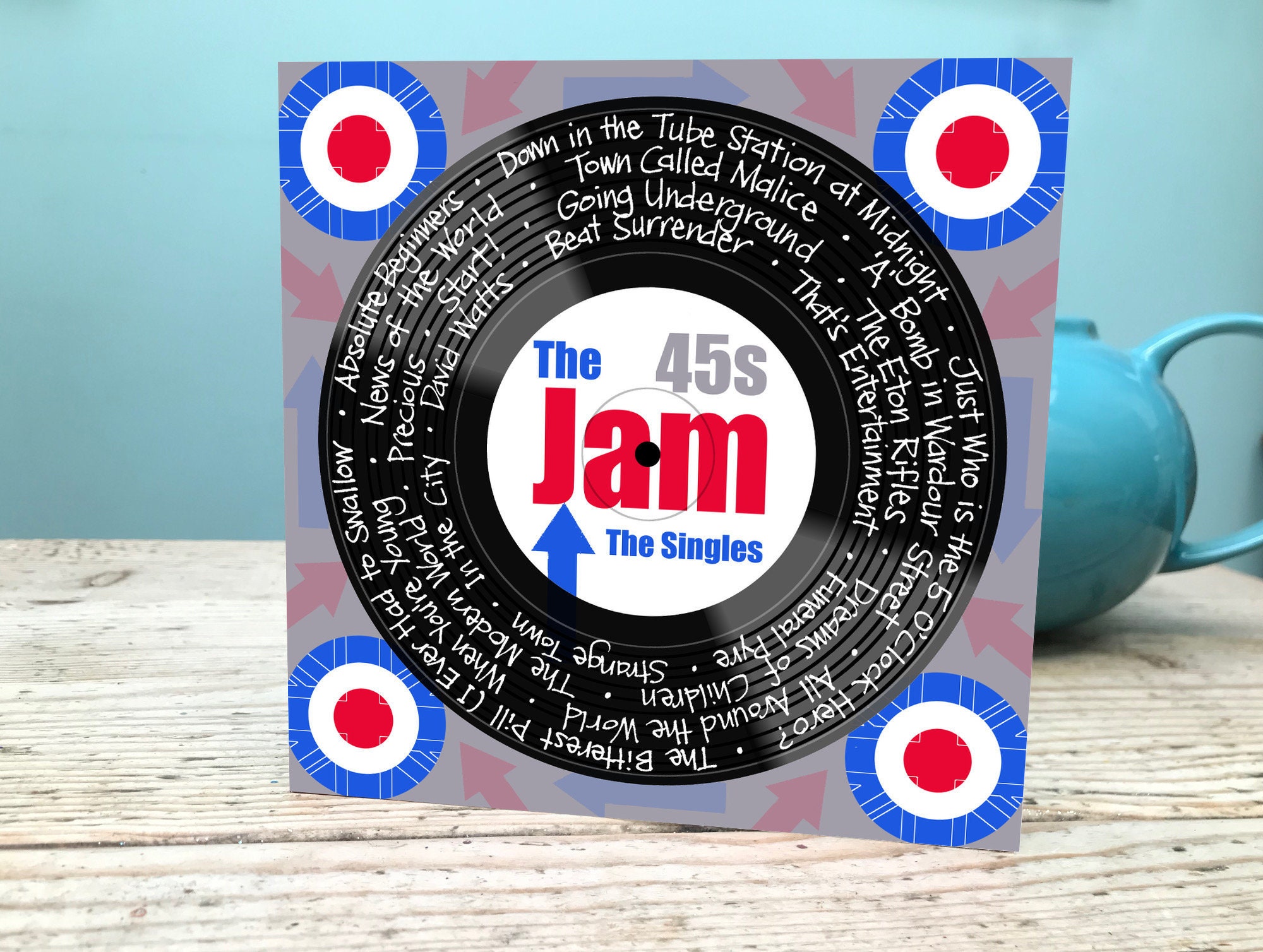 The Jam Hits Card /Jam Fans Card / The Jam Birthday Card Etsy