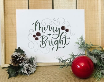 Merry and Bright Digital Print