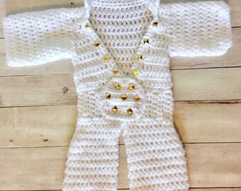 knitted elvis baby outfit