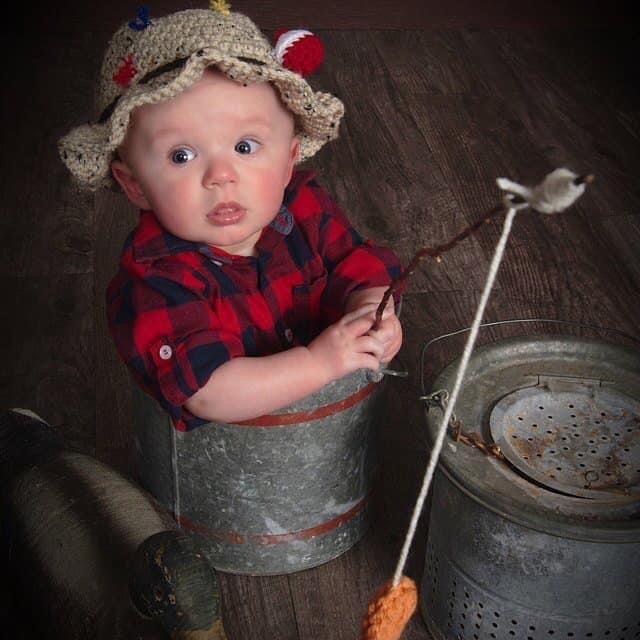 Crochet Fisherman Newborn Photography Prop/baby Shower Gift/infant  Halloween Costume/fisherman Cake Smash Props/baby Hat and Fish Set/fishin -   Canada