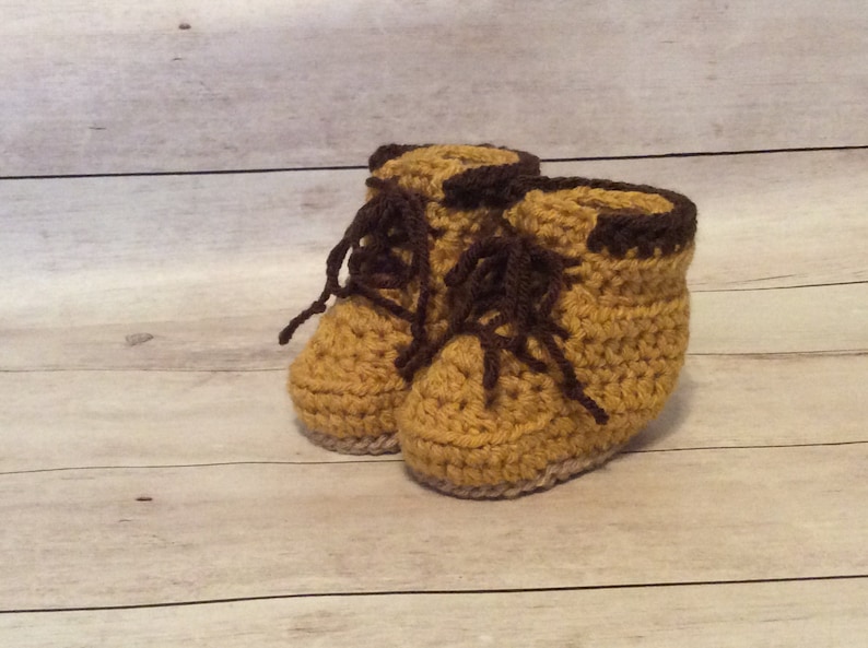 crochet timberland boots