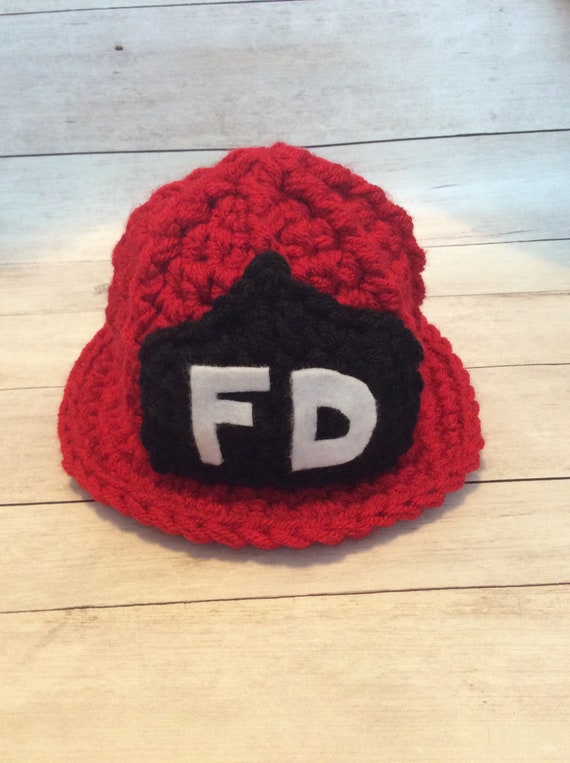 Crochet Fireman Set/firefighter Newborn 