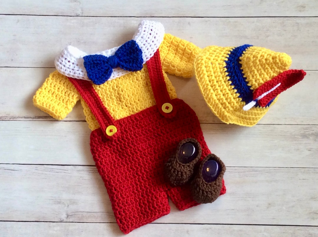 Crochet Pinocchio Baby Photo Prop/newborn Photography Prop/infant