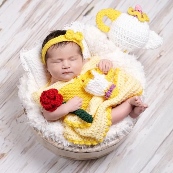 Belle Costume Baby Dress Beauty and The Beast Belle Costume Baby Dress Beauty and The Beast