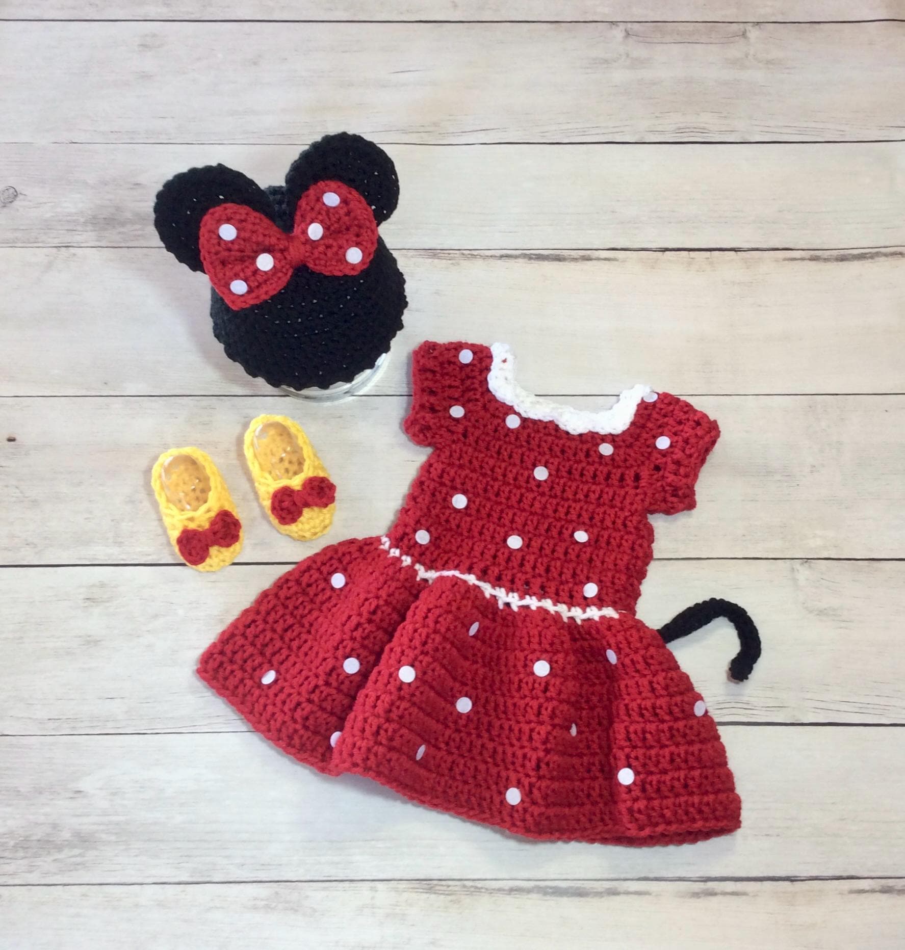 Minnie Mouse Crochet Outfit Infant - Etsy