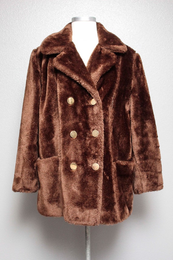 FKVintage 1970s Faux Fur Coat